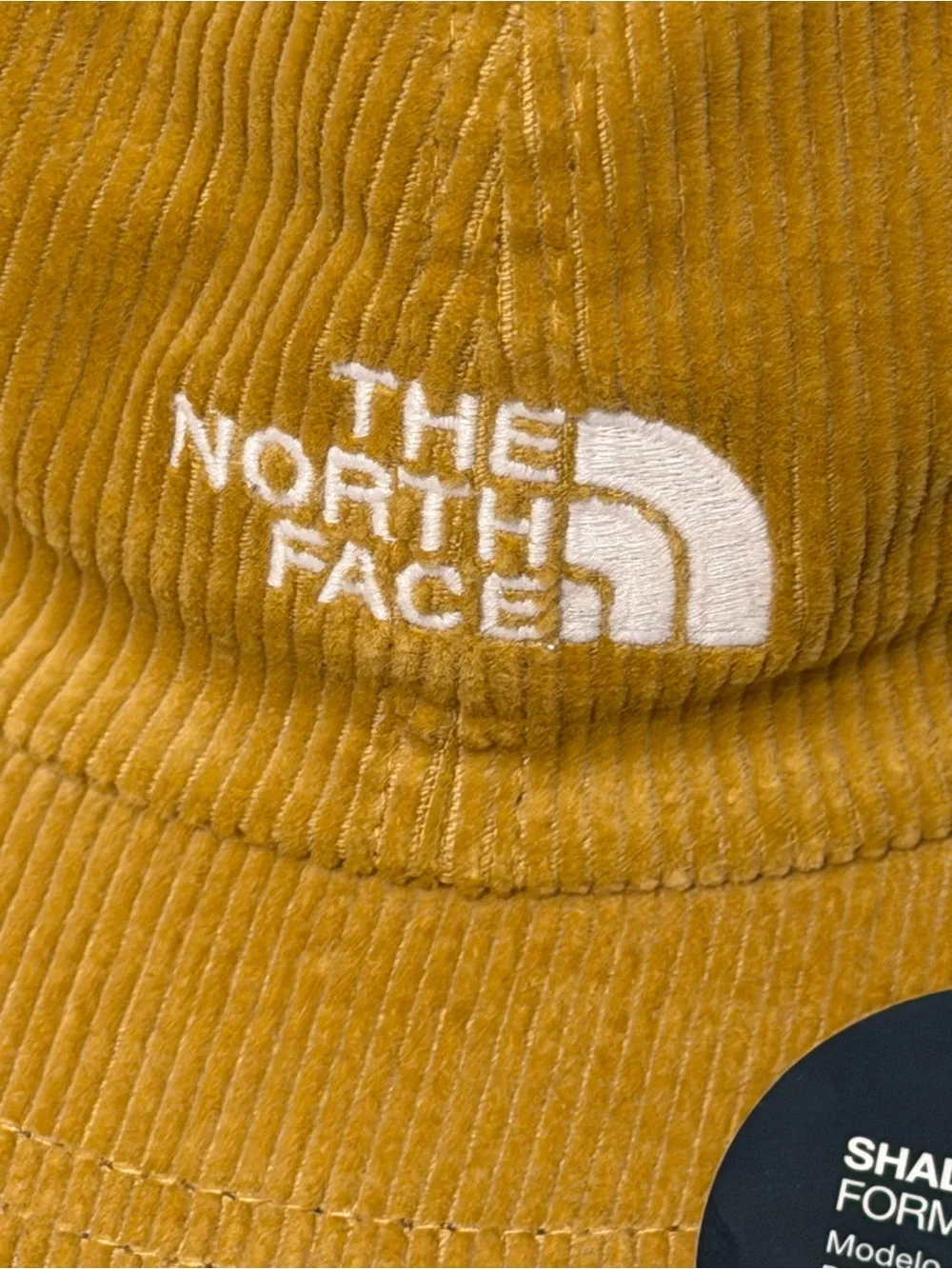 The North Face Unisex Corduroy Shallow Fit Logo Hat Cap Almond Butter Brown OS